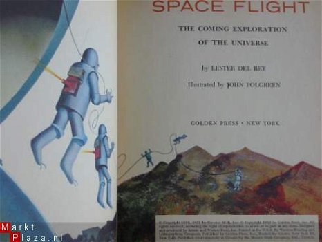 SPACE FLIGHT oud ruimteboek - 1