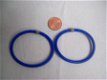 rubber armbanden op maat oranje en nachtblauw ATELIER KRAAL - 1 - Thumbnail
