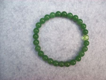 edelstenen armband groen aventurijn aventurine kristal-facet - 1