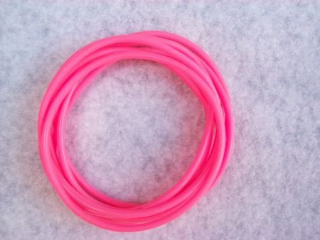 rubber armbandje zwart wit of neonroze one size armcandy s - 1