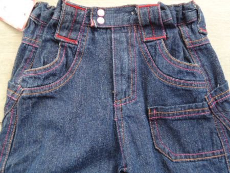 Nieuwe B&D Meisjes jeans met ster maat 104 - 1