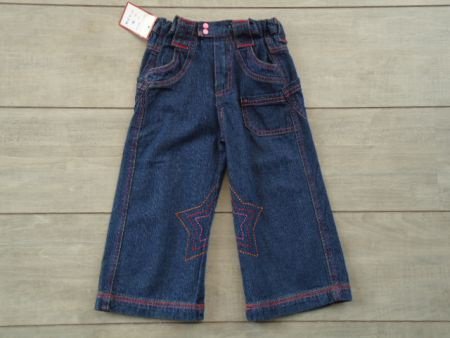 Nieuwe B&D Meisjes jeans met ster maat 92 - 1