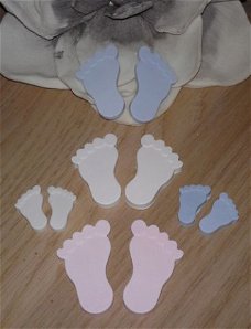 zeep zeepjes/zeep of geursteen baby voetjes