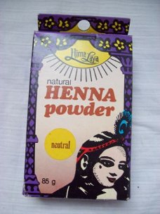 origineel doosje vintage henna uit de hippietijd HIMA LAYA