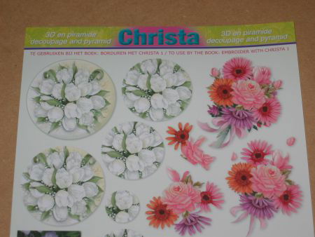 3D + PIRAMIDE Knipvel (A4) --- CHRISTA SL 03 --- BLOEMEN - 1