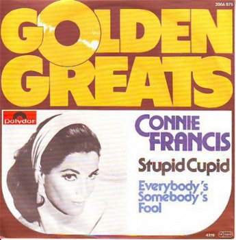 VINYLSINGLE * CONNIE FRANCIS * STUPID CUPID * GERMANY 7