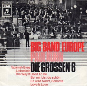 Big Band Europe Paul Kuhn : Die Grossen 6 - 1