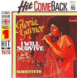 VINYLSINGLE * GLORIA GAYNOR * I WILL SURVIVE * - 1