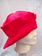 hippe hoed rood torentje red hat pet baret in grijs en paars - 5 - Thumbnail