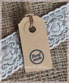 Labels handmade. Per 10