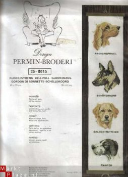 Permin - Vintage Honden Schellekoord met wol ... heel apart - 1
