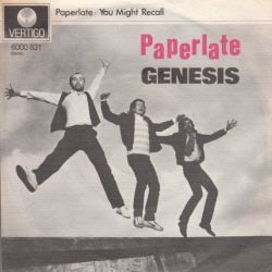 VINYLSINGLE * GENESIS * PAPERLATE * GERMANY 7