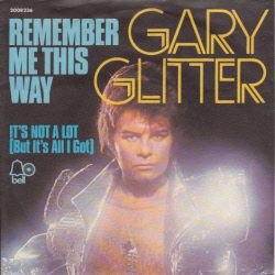 VINYLSINGLE * GARY GLITTER * REMEMBER ME THIS WAY * GERMANY - 1