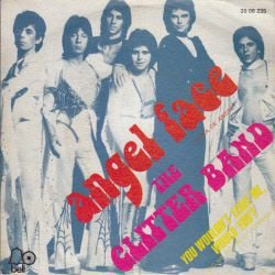 VINYLSINGLE * THE GLITTER BAND * ANGEL FACE * SPAIN 7