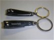 10 x Nagel knipper Nailclipper met vijl metaal sleutelhanger - 1 - Thumbnail