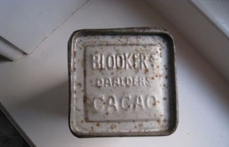Vierkant blikje voor "daalders" Blooker's Daalders Cacao - Afbeelding 3