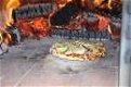 Pizza-oven/LIVORNO90 cm met hoge deur/rookafvoer voorzijde - 1 - Thumbnail