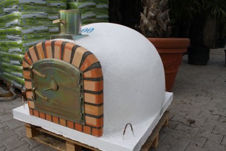 LIVORNO 100cm Pizza-oven hoge deur/rookafvoer a/d voorzijde - 1