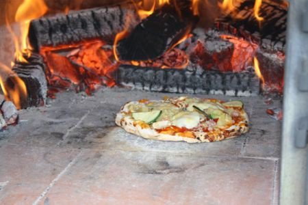 Houtgestookte pizza-oven LIVORNO110cm nieuw bakoven - 1