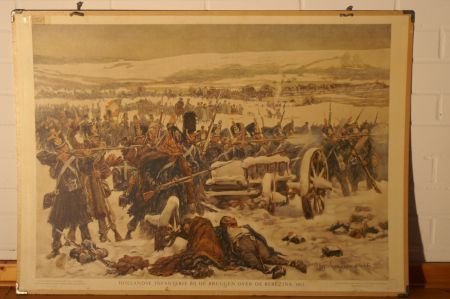 Hollandse infanterie bij de bruggen over de Berezina 1812. - 1