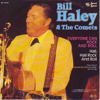 VINYLSINGLE * BILL HALEY * EVERYONE CAN ROCK AND ROLL * - 1