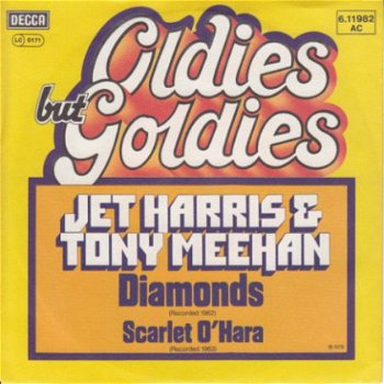 VINYLSINGLE *JET HARRIS & TONY MEEHAN * DIAMONDS * GERMANY - 1