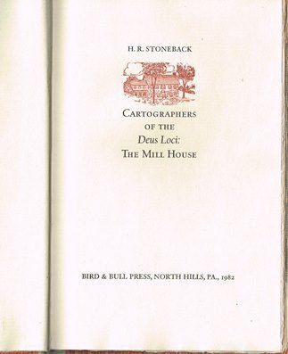 H.R. Stoneback – Cartographers of the Deus Loci: - Afbeelding 2