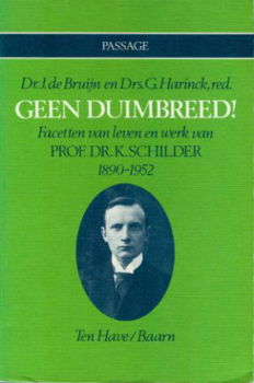 De Bruijn/Harinck ; Geen duimbreed - 1