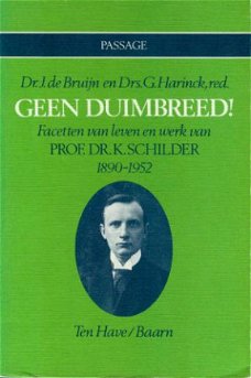 De Bruijn/Harinck ; Geen duimbreed