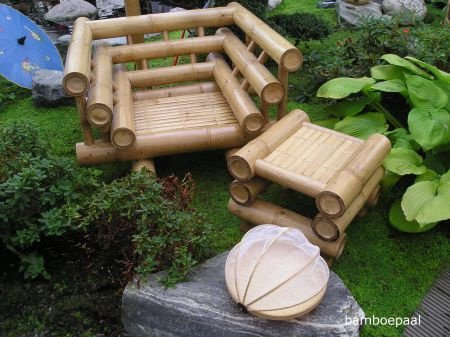 Colonial Bamboo Bamboo Garden Lounge meubles. - 1