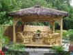 Bamboe patio tuinhuis gazebo - 1 - Thumbnail