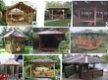 Bamboe patio tuinhuis gazebo - 1 - Thumbnail