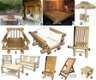 Bamboo meubles de jardin salon Plantation. - 1 - Thumbnail