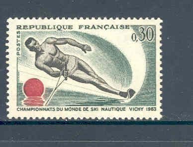 Frankrijk 1963 Championats de Ski Nautique postfris - 1