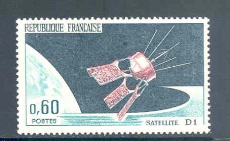 Frankrijk 1966 Lancement du Satelite D1 postfris - 1