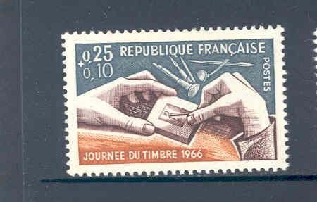 Frankrijk 1966 Journee du Timbre postfris - 1