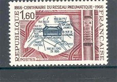 Frankrijk 1966 Poste pneumatique postfris