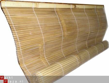 bamboe rol gordijn - 1