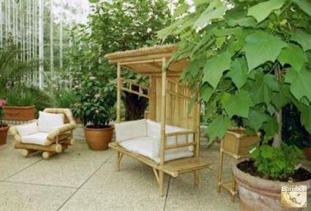 Bamboo Bamboo Lounge Mobilier de jardin Oranda. - 1