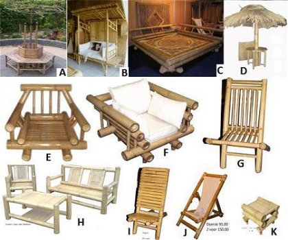 Bamboo Bamboo Lounge Mobilier de jardin Oranda. - 1