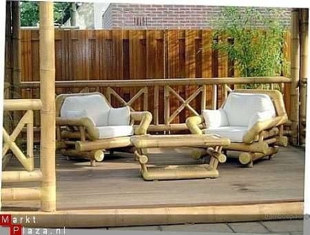 Bamboe tuin lounge meubelen Plantage. - 1