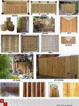 bamboe bamboescherm tuin schermen Kusuma - 1