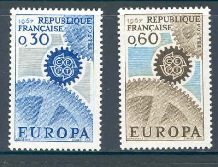 Frankrijk 1967 Europa-CEPT postfris - 1