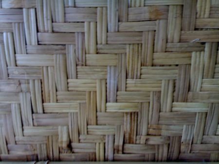 Bamboe wandbekleding, bamboe wanddecoratie, bamboe behang op - 1