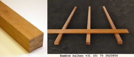Bamboo Balken voor bamboe (terras-) planken - 1
