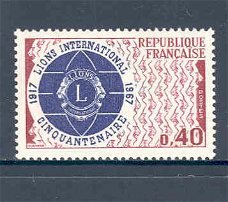 Frankrijk 1967 Lions International postfris