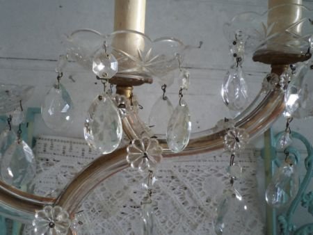 Prachtige 3-armige staande Marie Therese lamp - Afbeelding 2