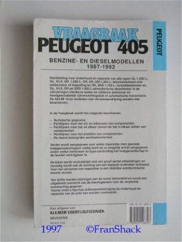 [1997] Vraagbaak Peugeot 405, Olving, Kluwer - 4