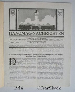 [1914] Hanomag Nachrichten No. 7/8, Hanomag - 2