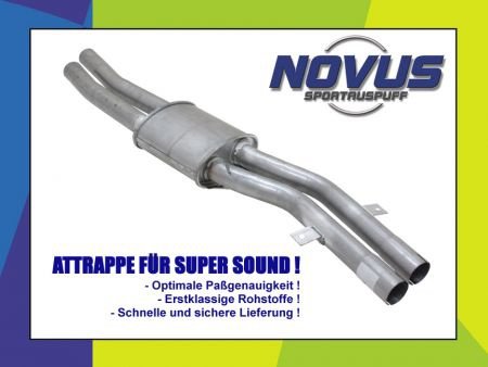 Novus Soundpijp / Middendemper-vervanger BMW E46 3-serie - 1